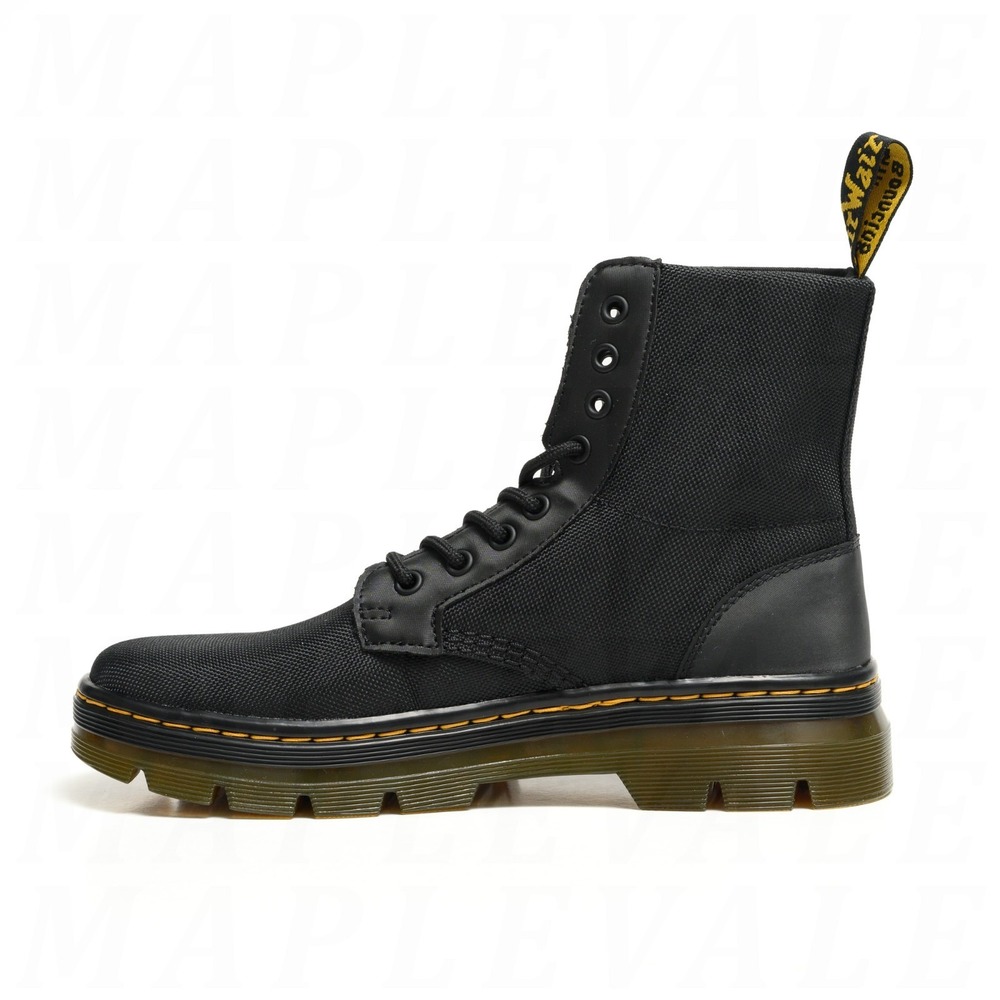 Dr Martens Combs Poly Rubbery Women's Sz 9 Black Casual Combat Boots 16607001 - Picture 10 of 12